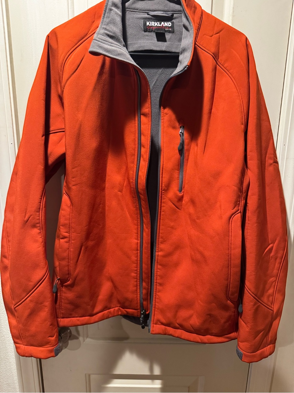Kirkland Signature Men's Orange Softshell Jacket